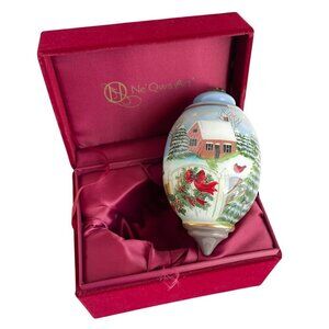NeQwa Ne'Qwa Art Susan Winget Hand Painted Christmas Ornament, One of a Kind